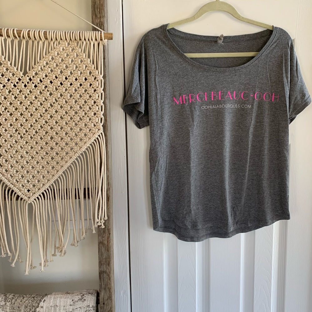 Grey “Merci Beauc-OOH” Ooh LaLa Tee